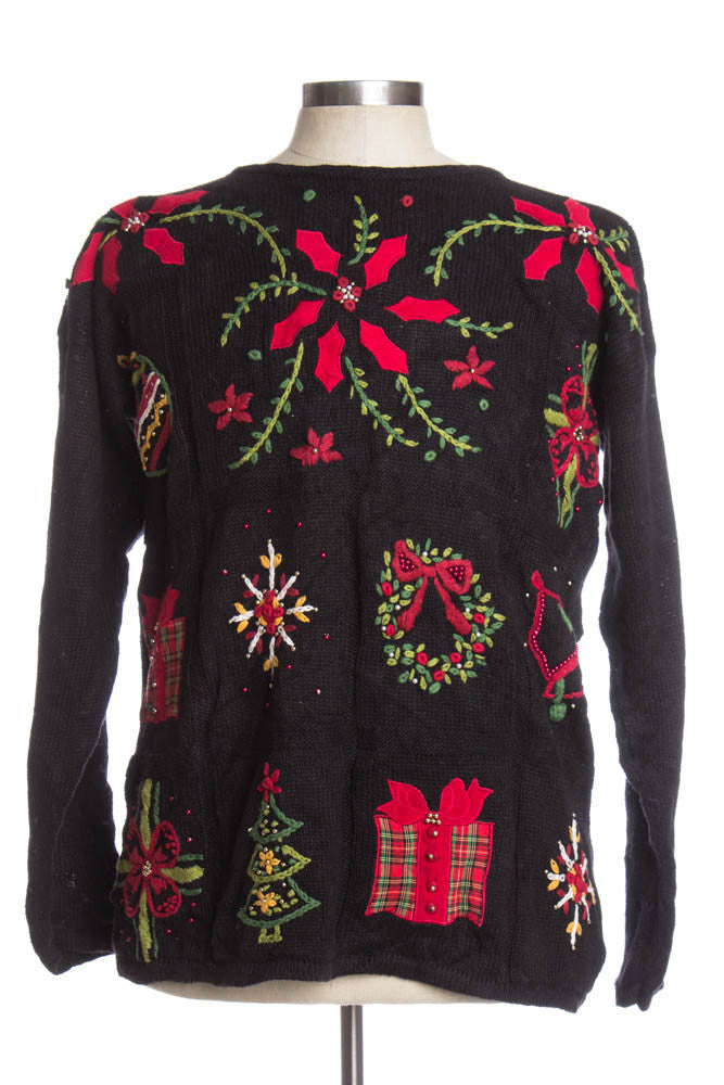 Black Ugly Christmas Pullover 34861