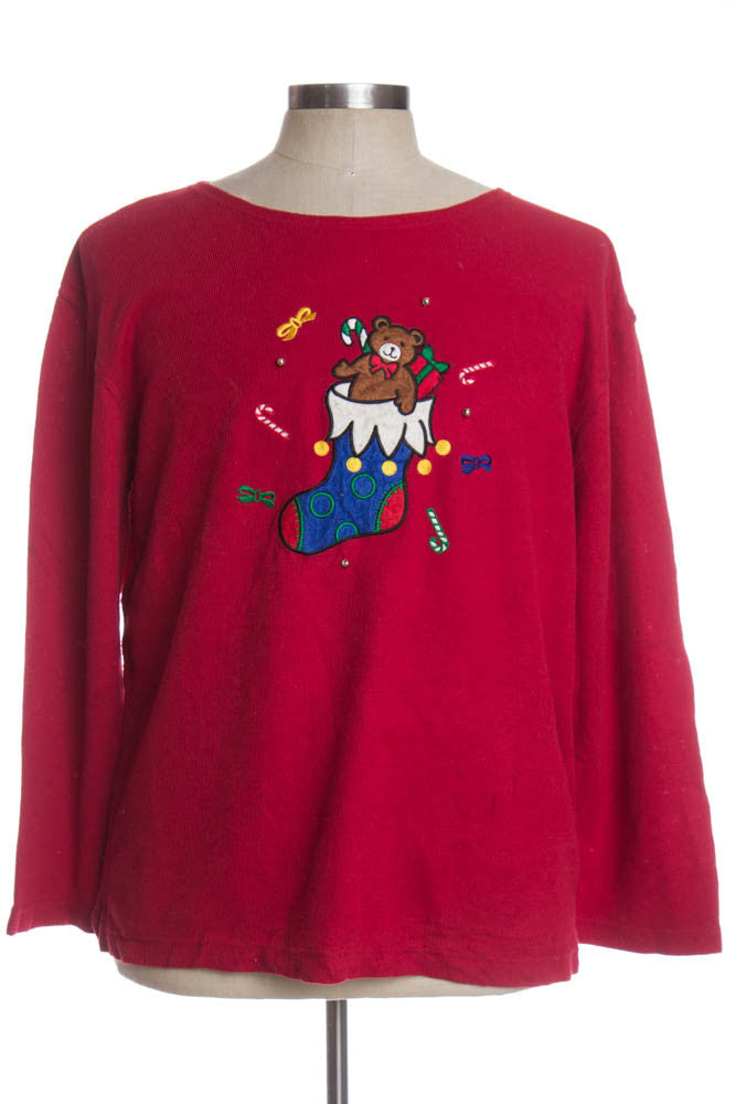 Red Ugly Christmas Pullover 35105