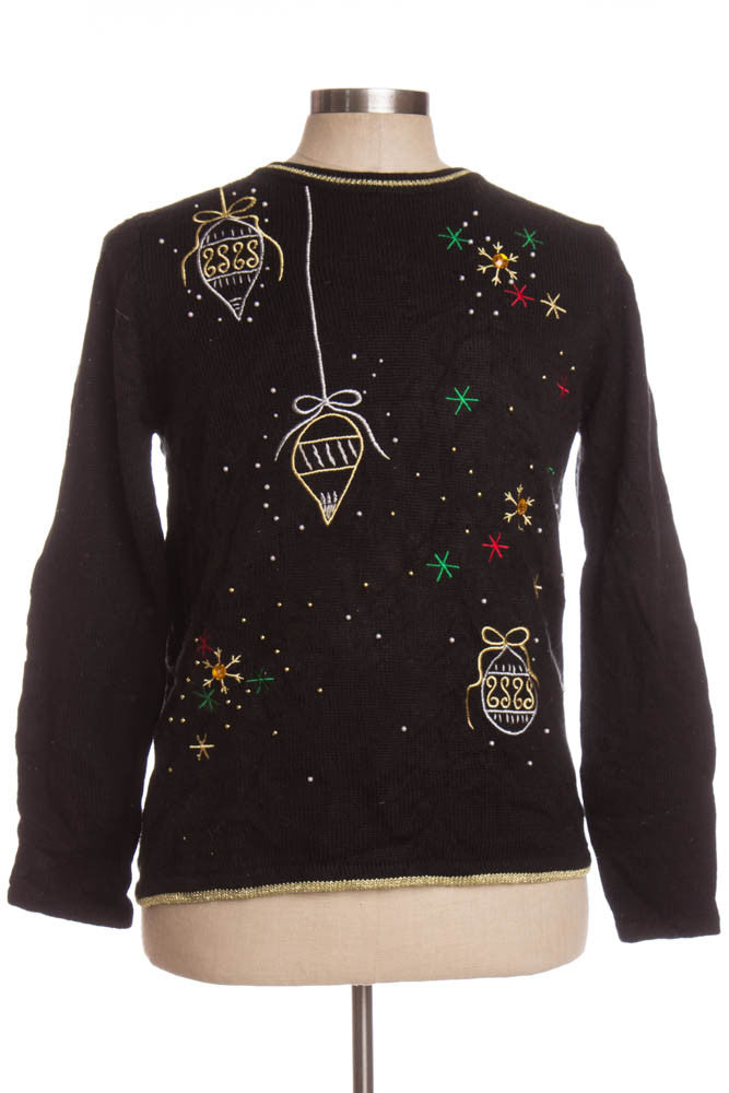 Black Ugly Christmas Pullover 35164
