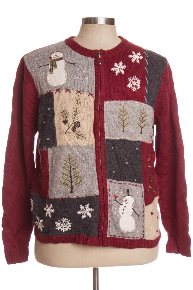 Red Ugly Christmas Cardigan 35171