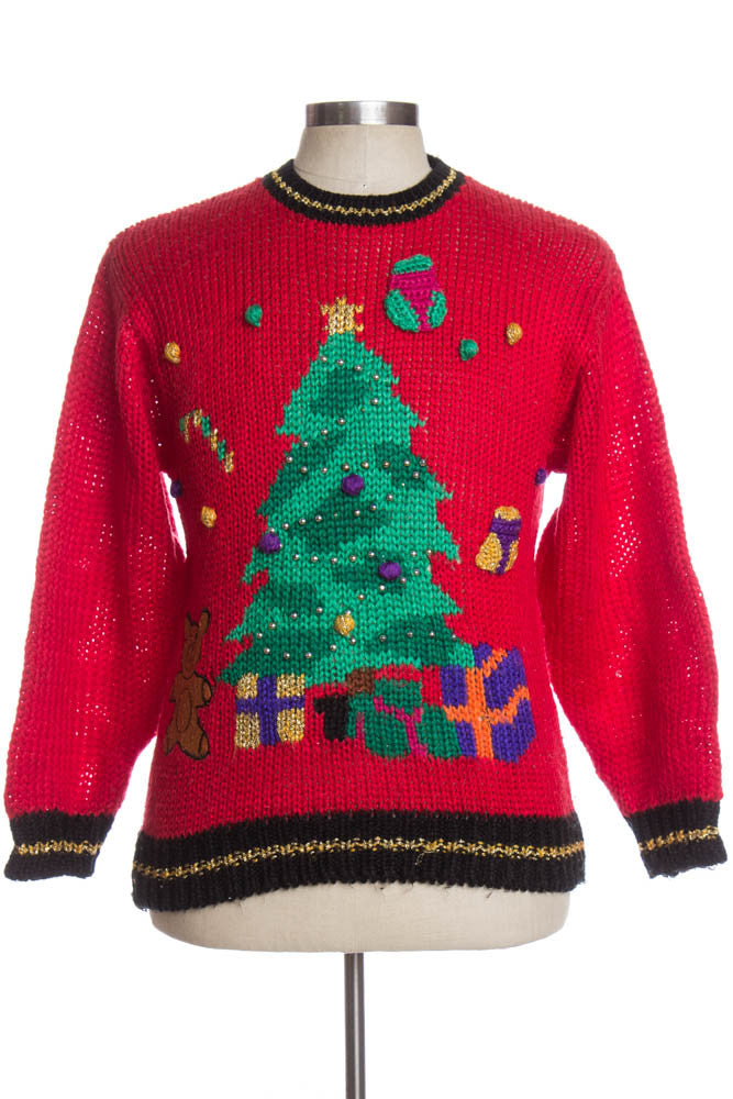 Red Ugly Christmas Cardigan 35251
