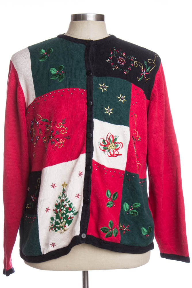 Multicolor Ugly Christmas Cardigan 35374