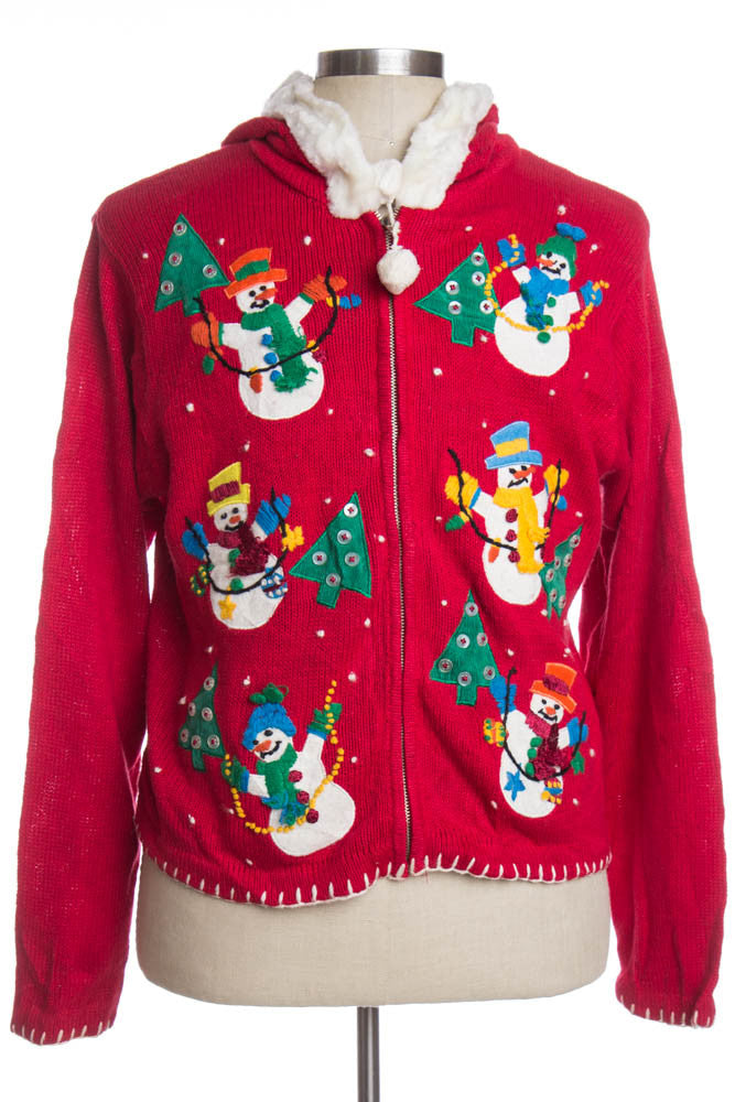 Red Ugly Christmas Cardigan 35447