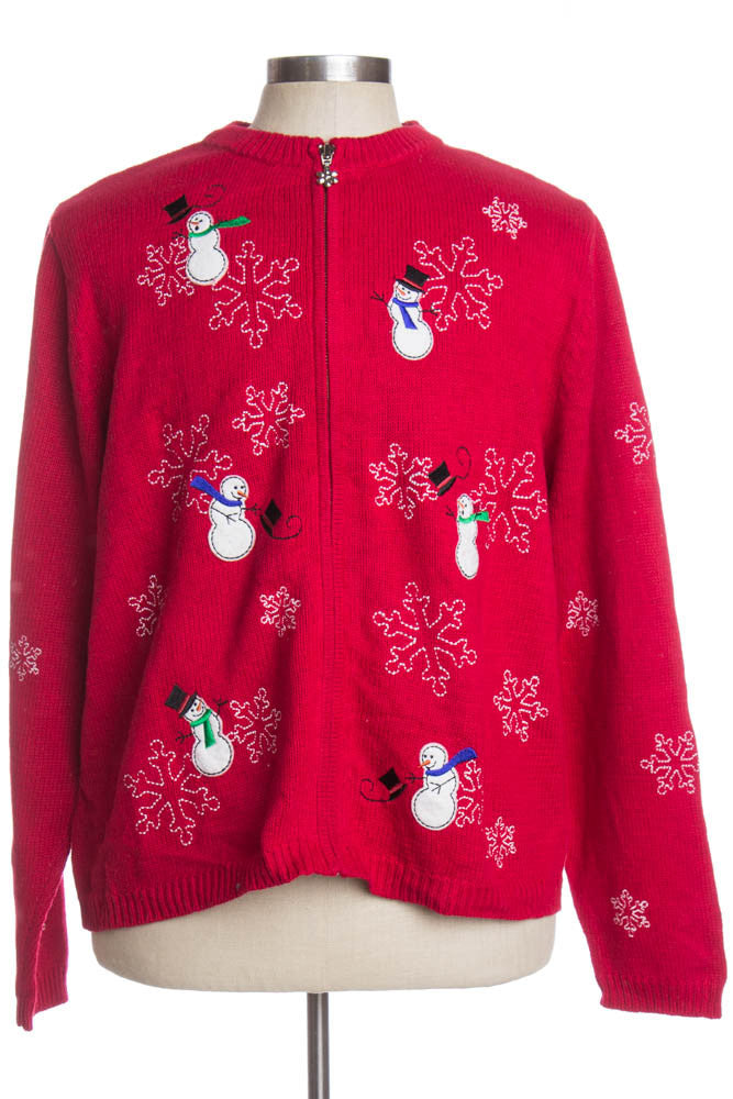 Red Ugly Christmas Cardigan 35607
