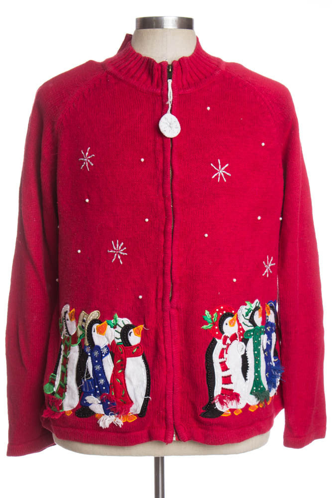 Red Ugly Christmas Cardigan 35614