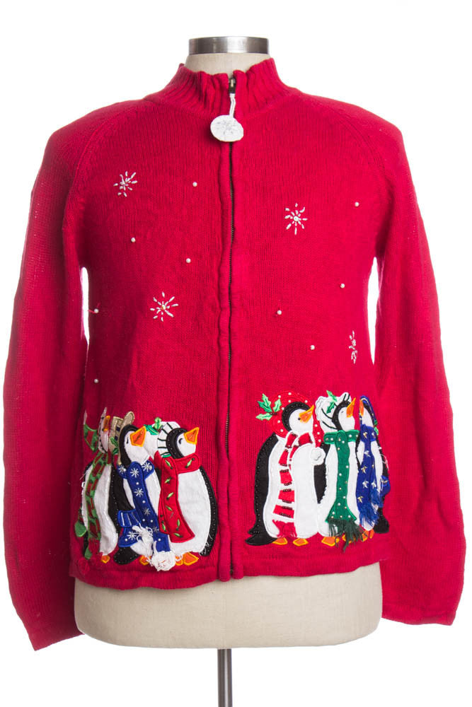 Red Ugly Christmas Cardigan 35664