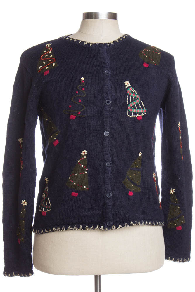 Blue Ugly Christmas Cardigan 35681