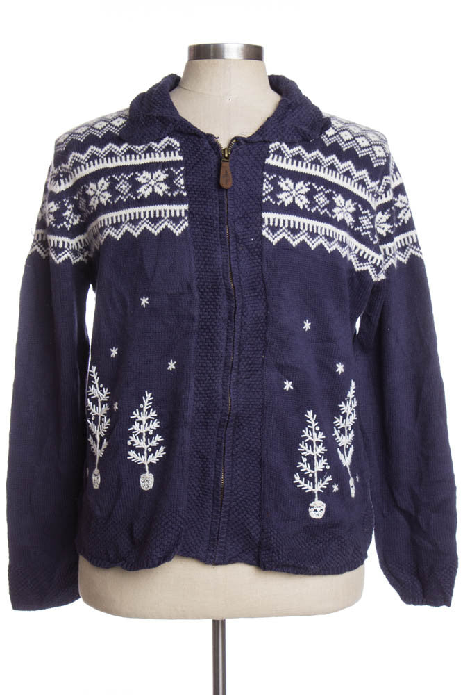 Blue Ugly Christmas Cardigan 35702