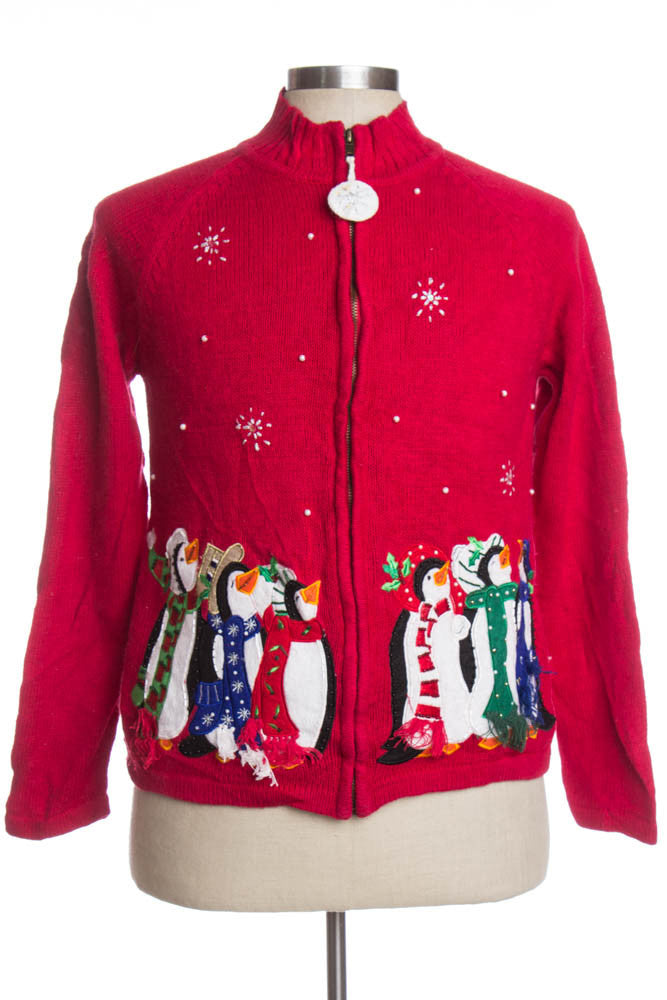 Red Ugly Christmas Cardigan 35708
