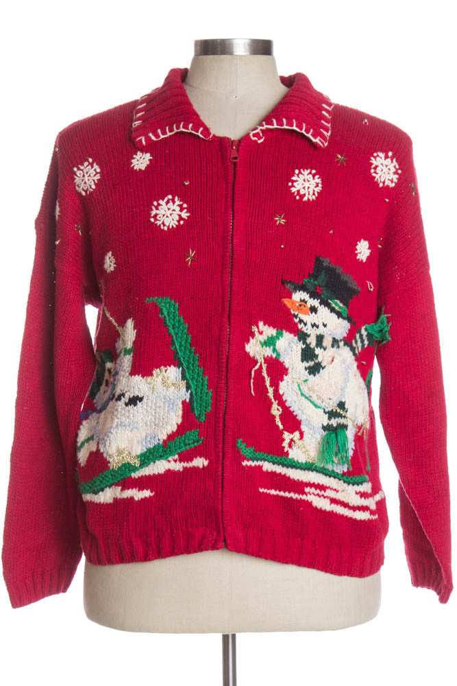 Red Ugly Christmas Cardigan 36285