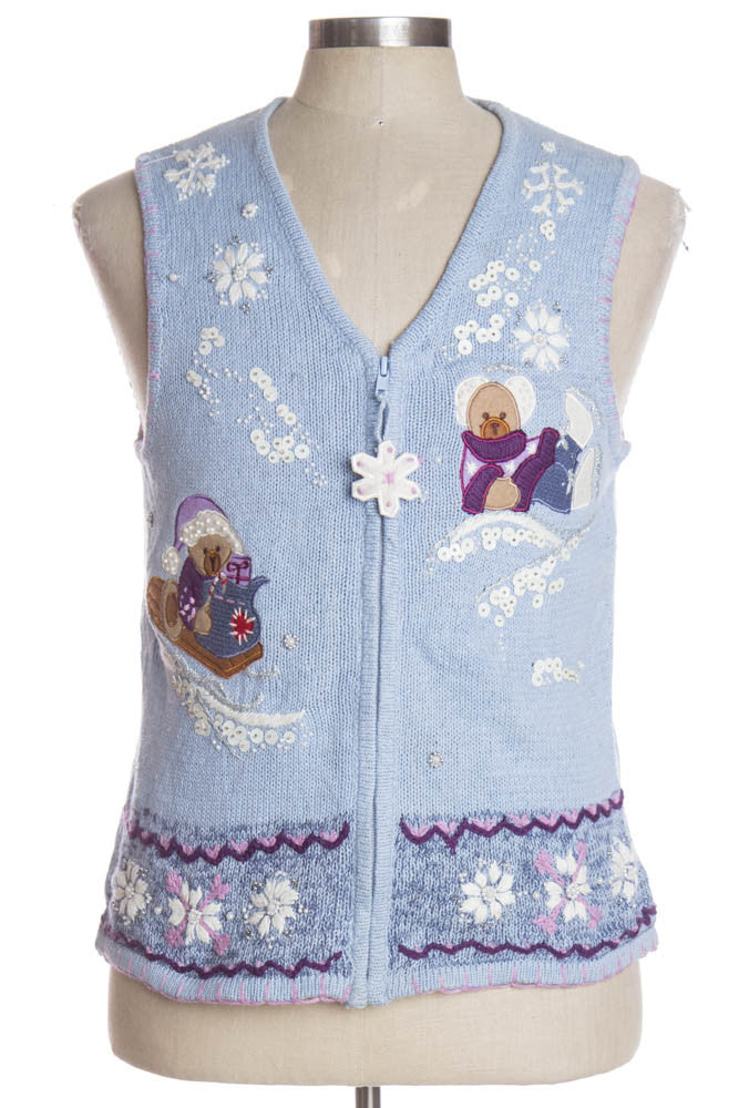 Blue Ugly Christmas Vest 36333