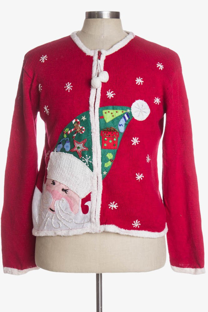 Red Ugly Christmas Cardigan 36472