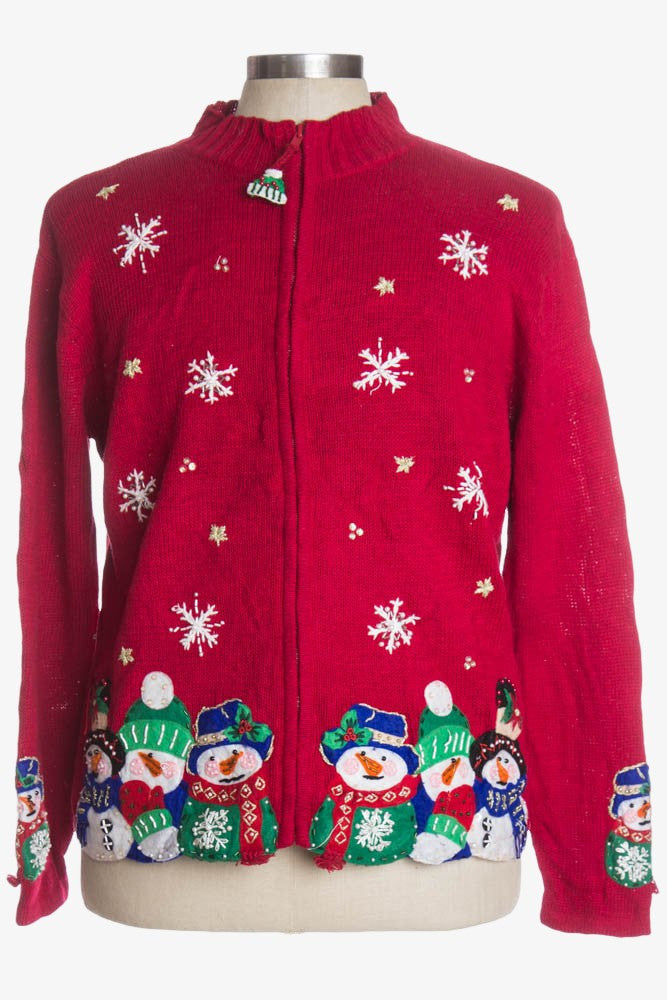 Red Ugly Christmas Cardigan 36562