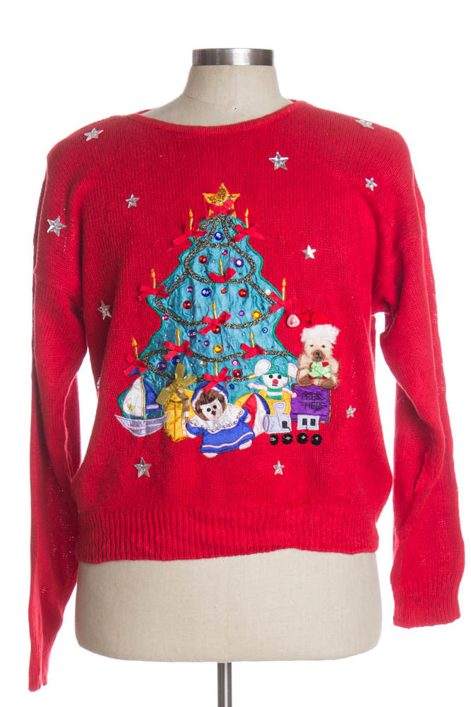 Red Ugly Christmas Cardigan 36642