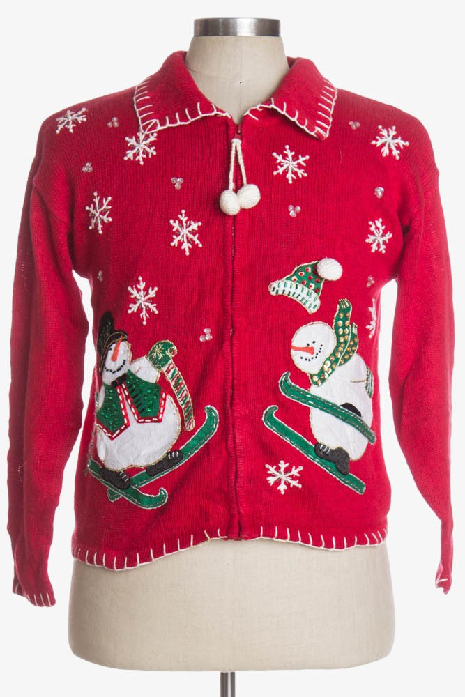 Red Ugly Christmas Cardigan 36724