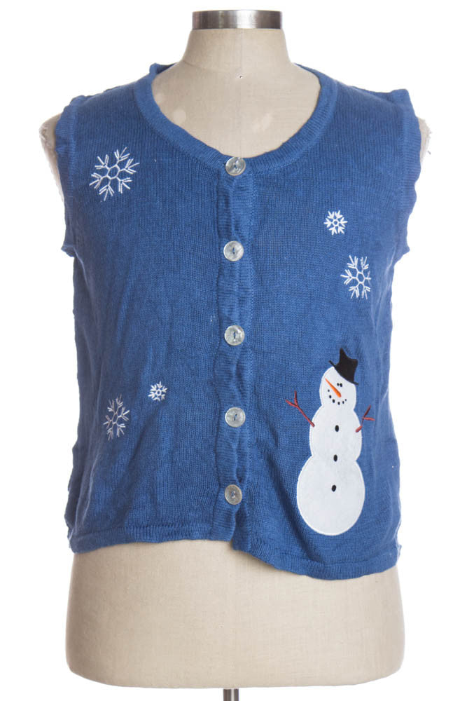 Blue Ugly Christmas Vest 36764