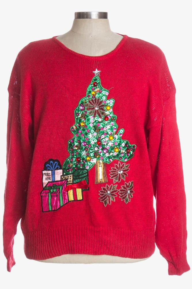 Red Ugly Christmas Pullover 36840