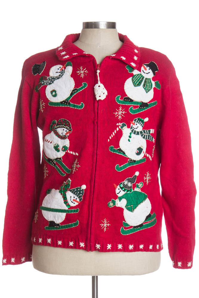 Red Ugly Christmas Cardigan 36856