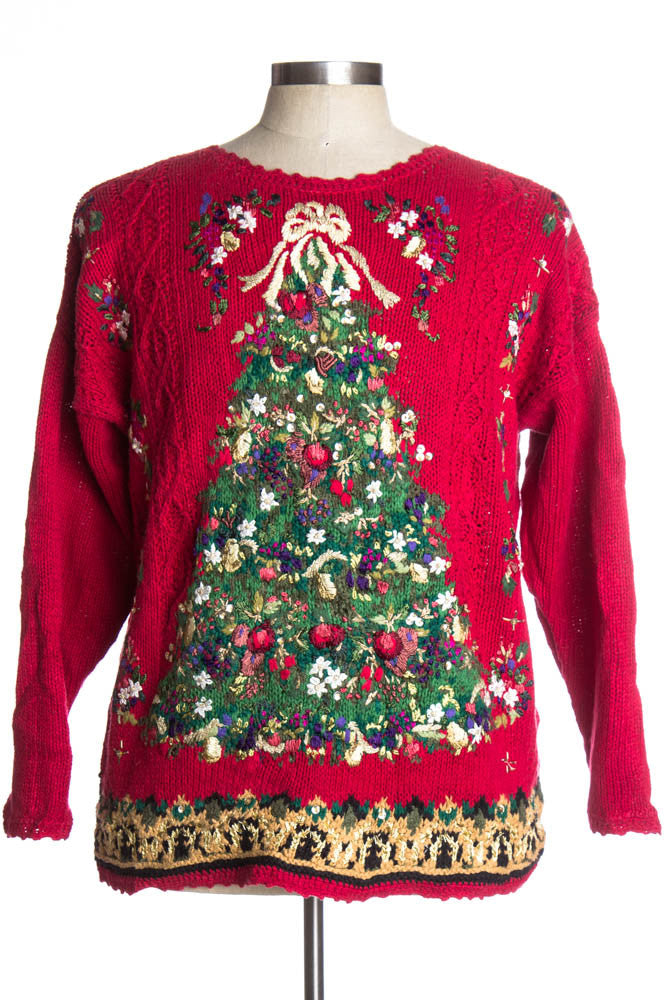 Red Ugly Christmas Pullover 36917