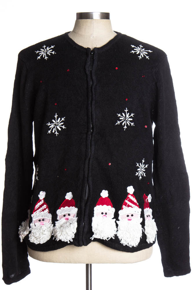 Black Ugly Christmas Cardigan 36940