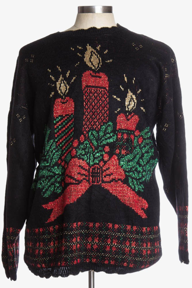 Black Ugly Christmas Pullover 37037