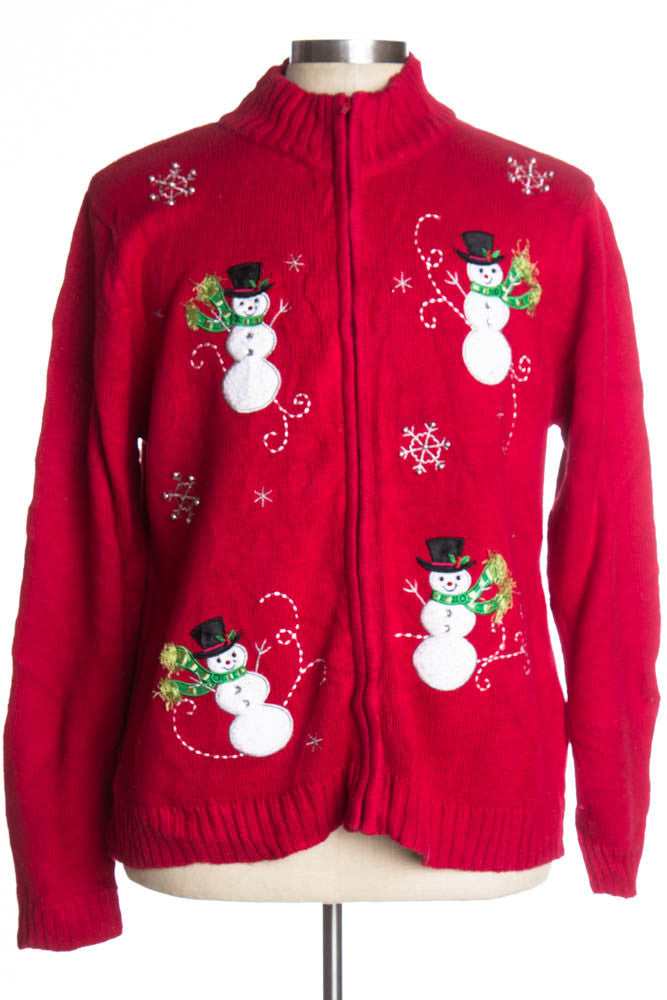 Red Ugly Christmas Cardigan 37133