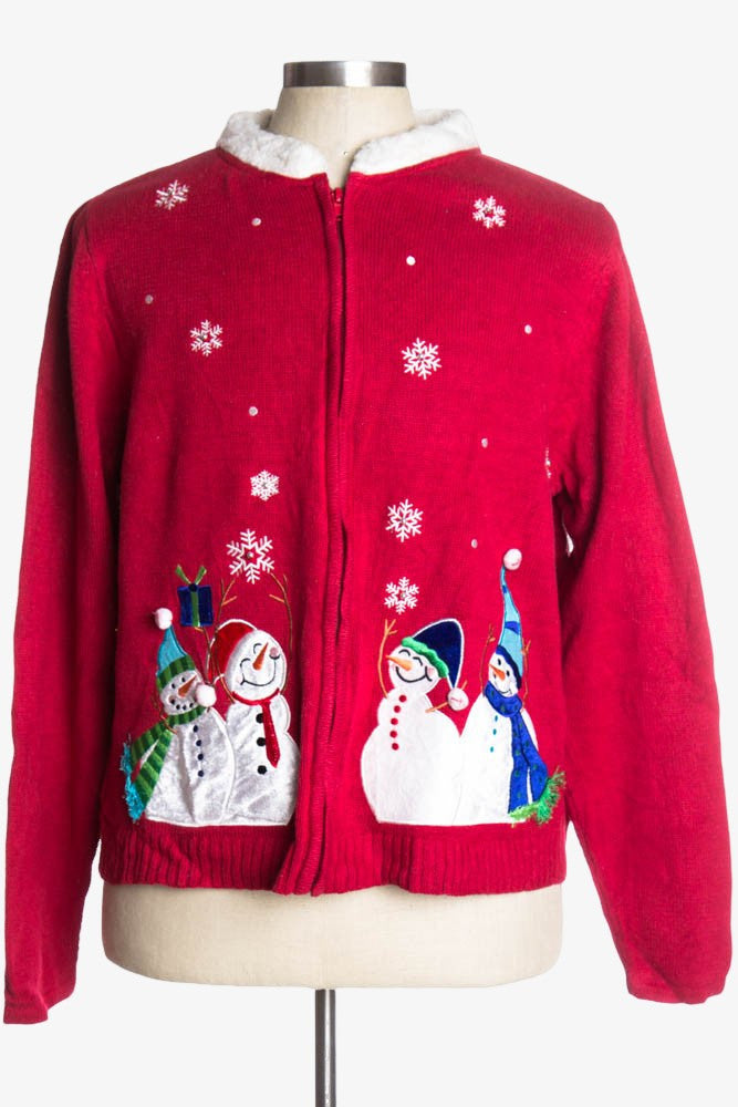 Red Ugly Christmas Cardigan 37158