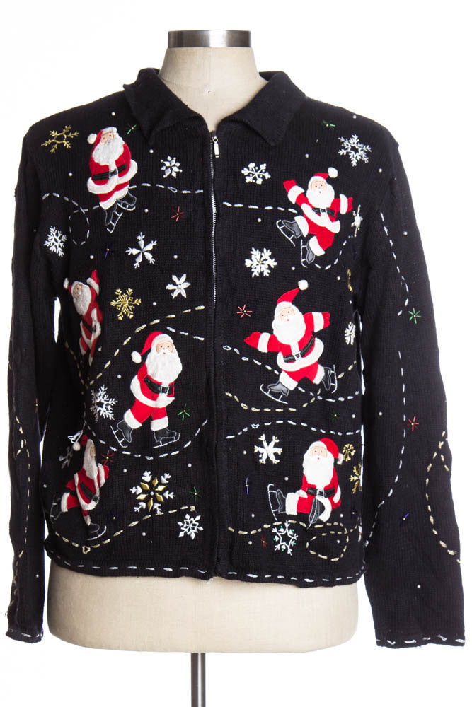 Black Ugly Christmas Cardigan 37188