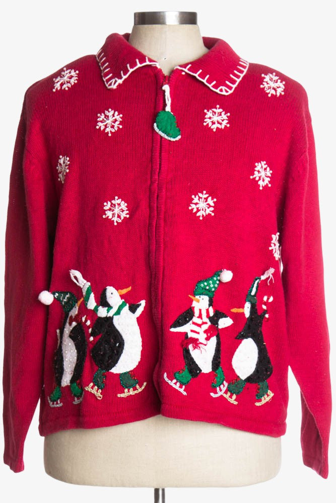 Red Ugly Christmas Cardigan 37197