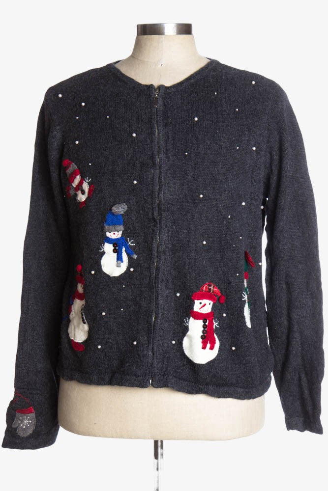 Black Ugly Christmas Cardigan 37313