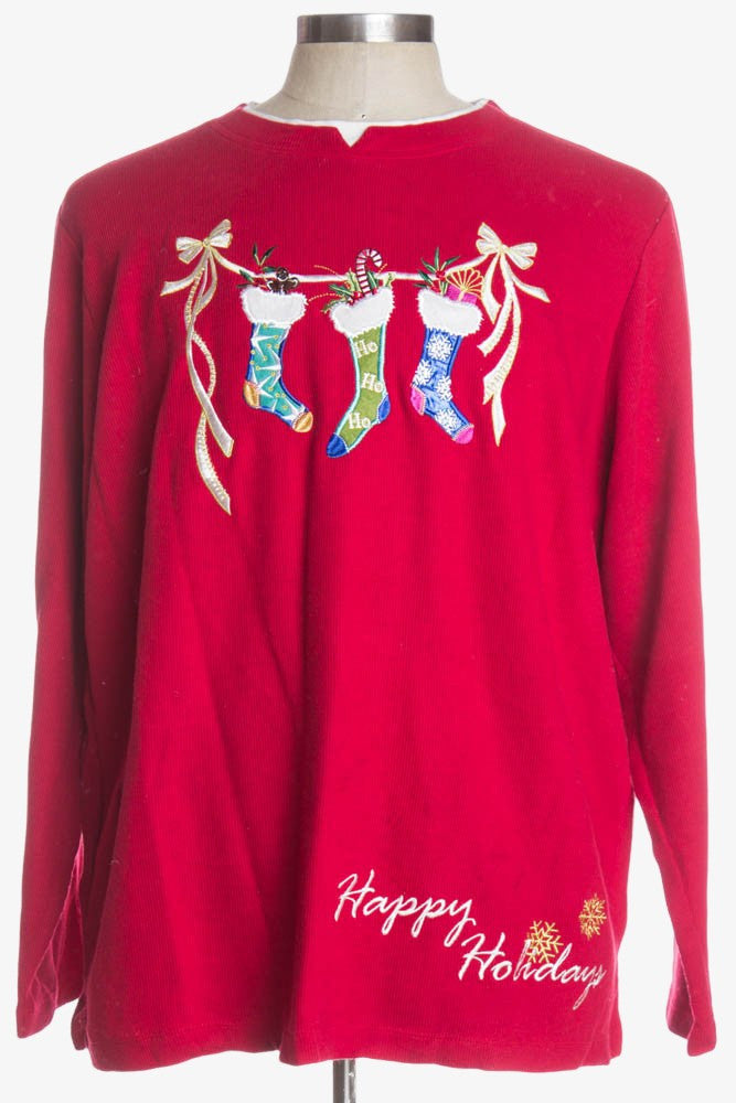 Red Ugly Christmas Pullover 37385