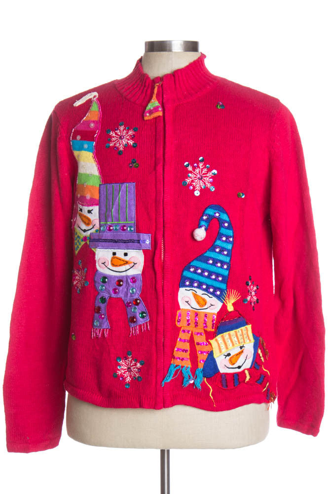Red Ugly Christmas Cardigan 37393