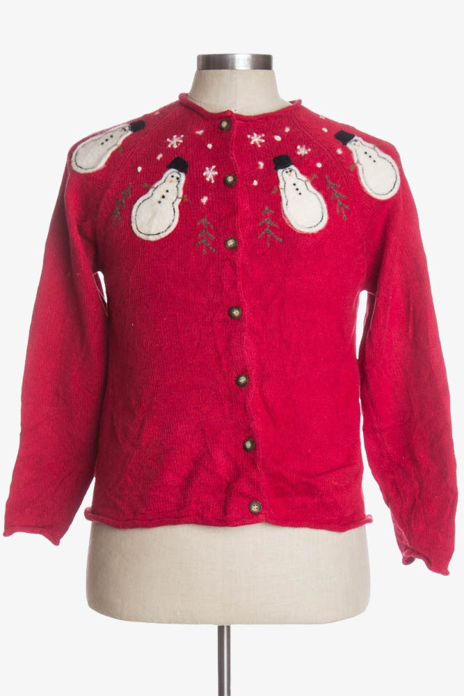 Red Ugly Christmas Cardigan 37425