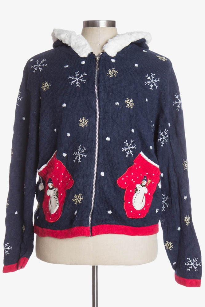 Blue Ugly Christmas Cardigan 37441