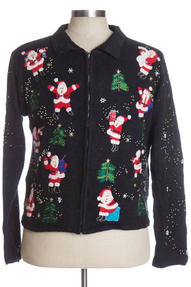 Black Ugly Christmas Cardigan 37565