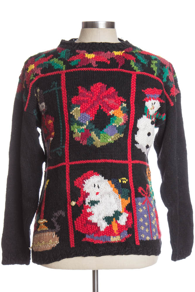 Black Ugly Christmas Cardigan 37785