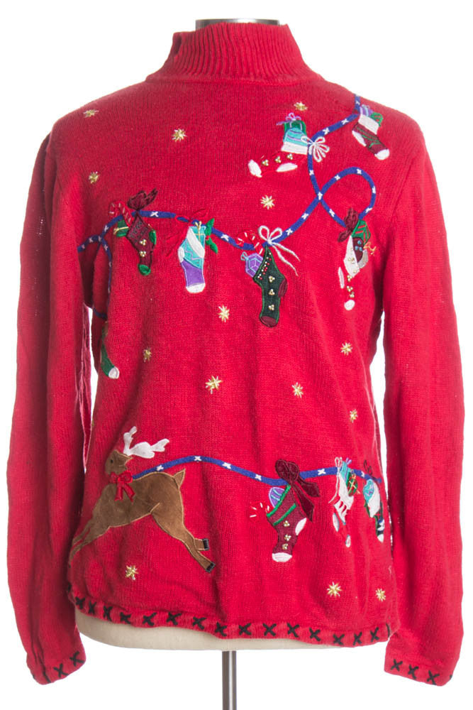Red Ugly Christmas Pullover 37789