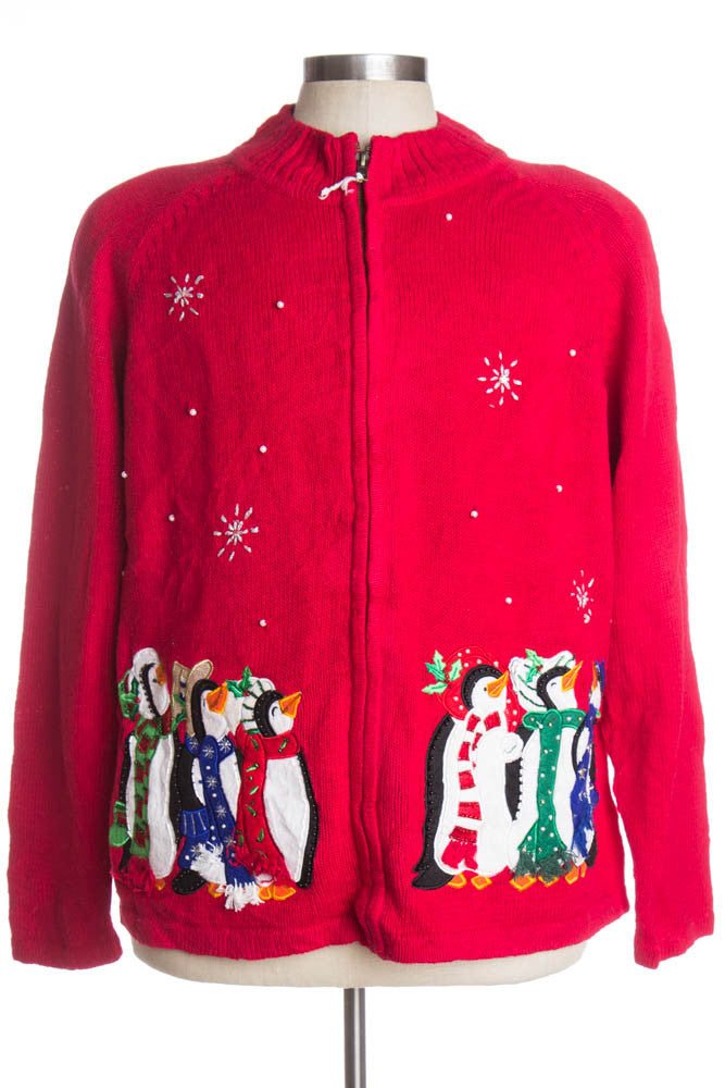 Red Ugly Christmas Cardigan 38096