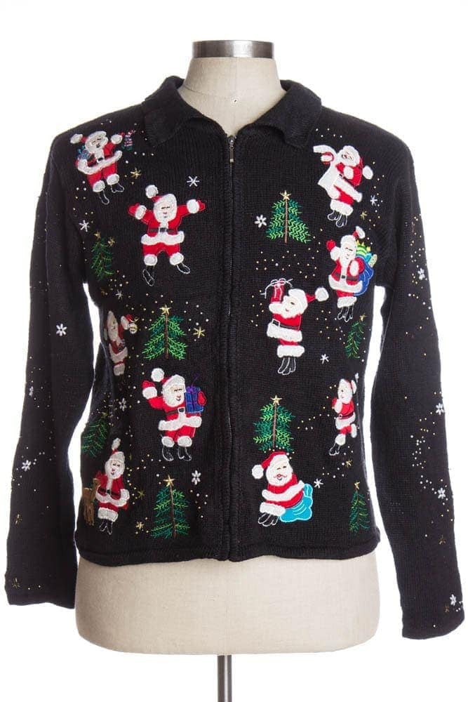 Black Ugly Christmas Cardigan 38177