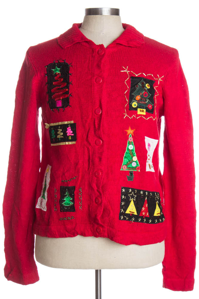 Red Ugly Christmas Cardigan 38218