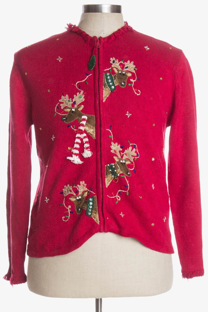 Red Ugly Christmas Cardigan 38325