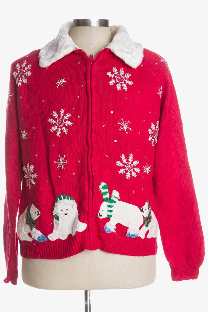 Red Ugly Christmas Cardigan 38326