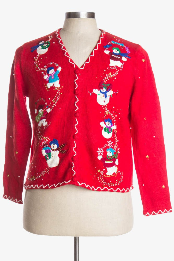 Red Ugly Christmas Cardigan 38485