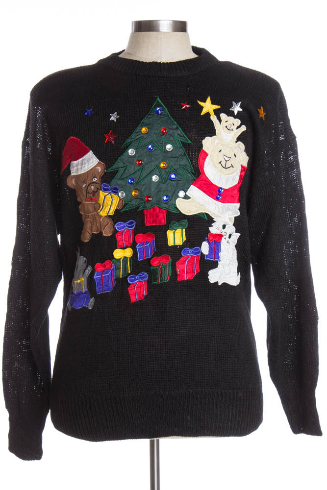 Black Ugly Christmas Pullover 38502