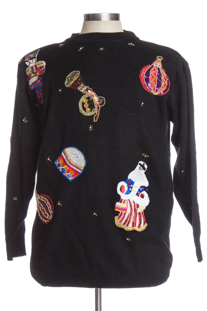 Black Ugly Christmas Pullover 38908