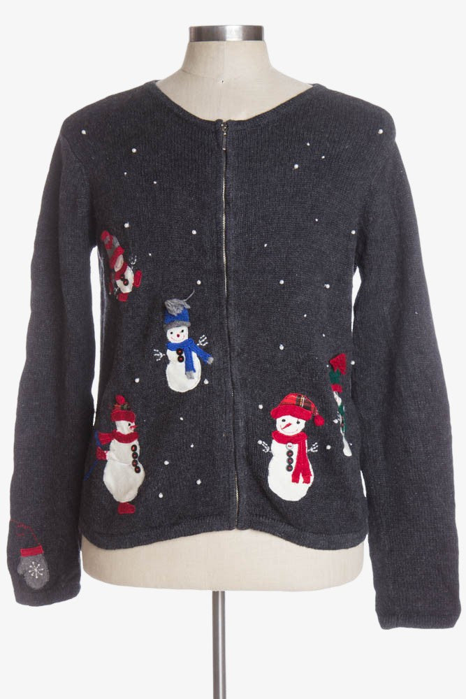 Black Ugly Christmas Cardigan 39300