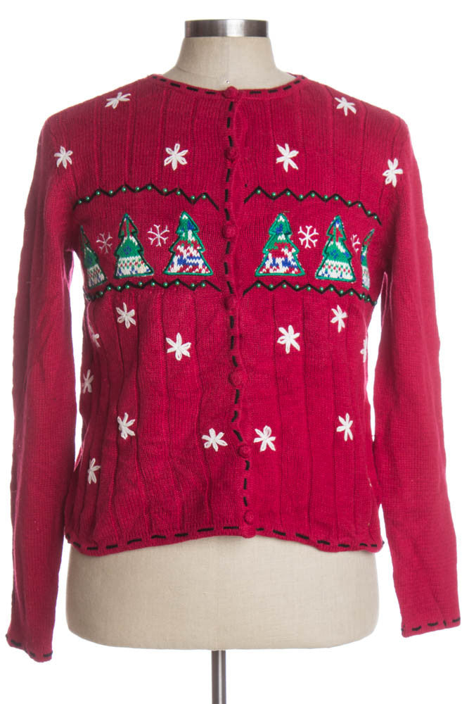 Red Ugly Christmas Cardigan 39406