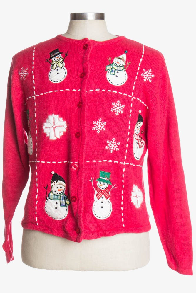 Red Ugly Christmas Cardigan 39462