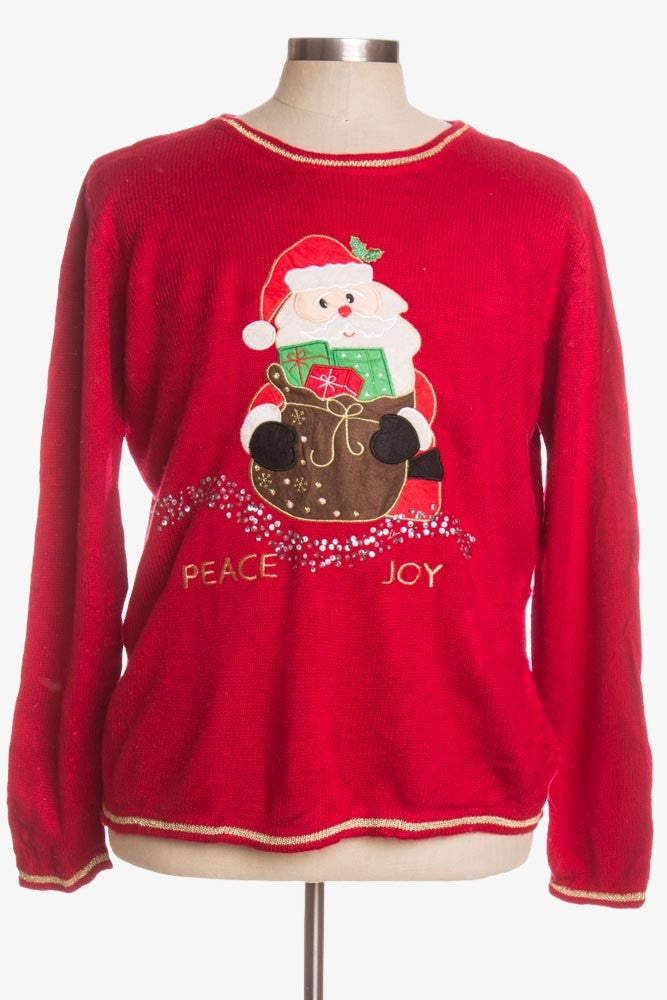 Red Ugly Christmas Pullover 40037