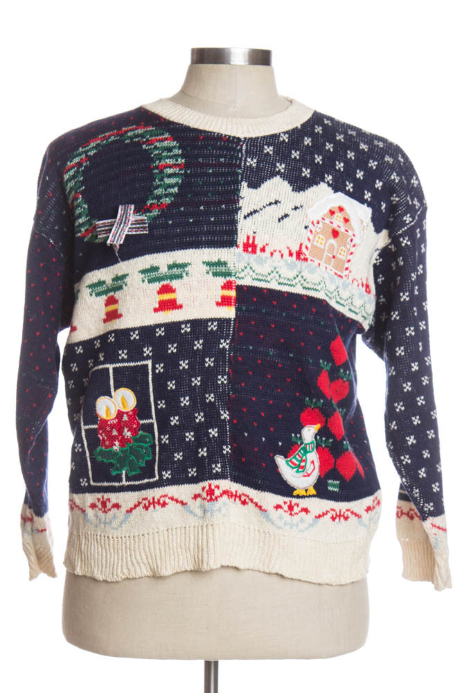 Multicolor Ugly Christmas Pullover 40057